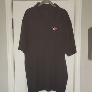 Virginia Tech Black Polo Shirt